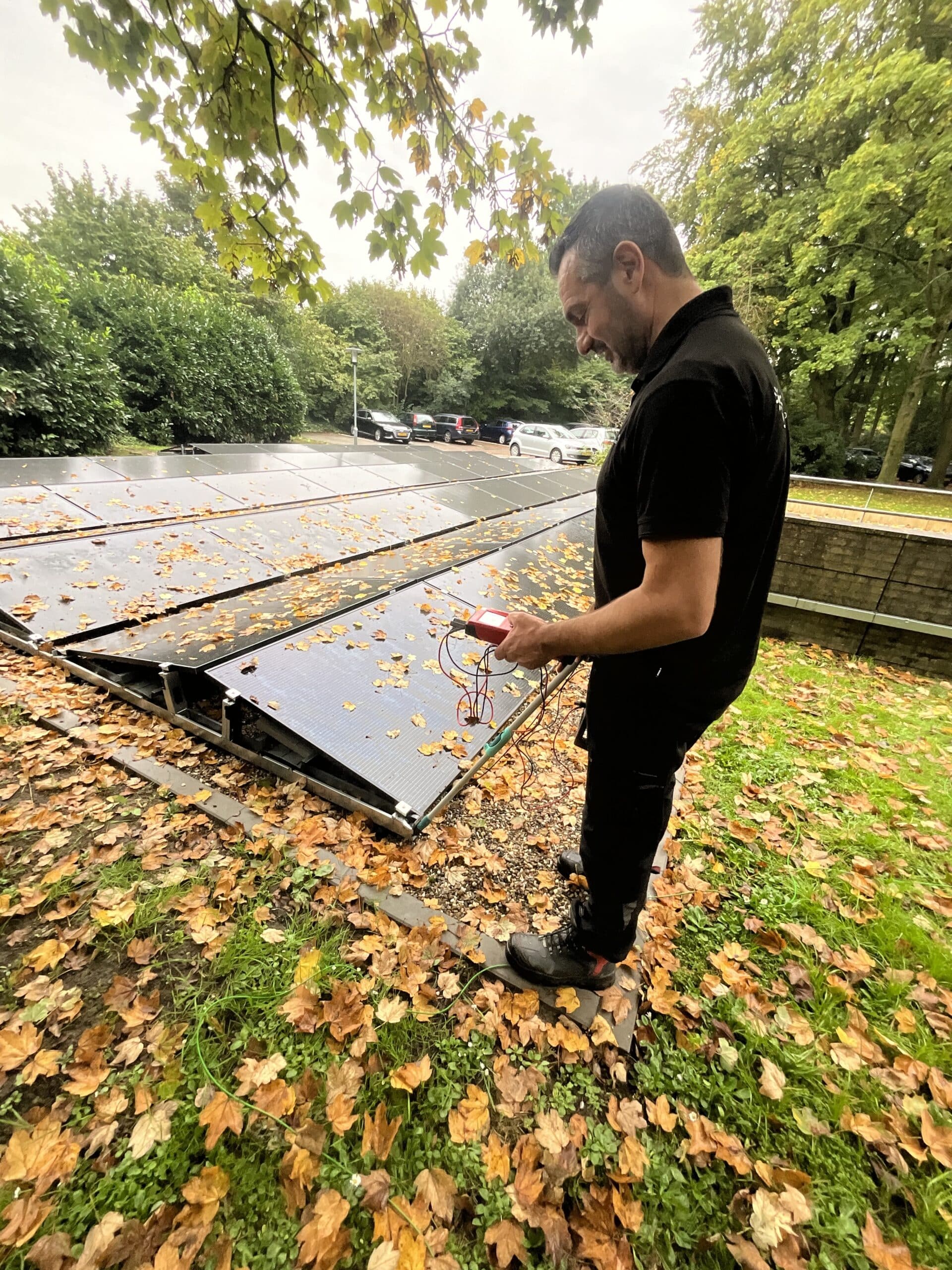 Meting van zonnepanelen